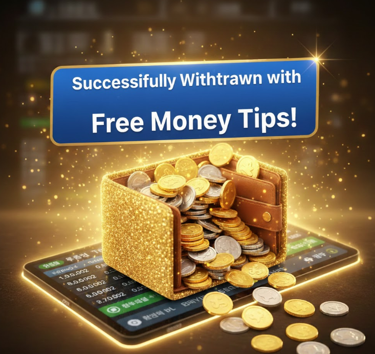꽁머니 활용 팁으로 출금 성공