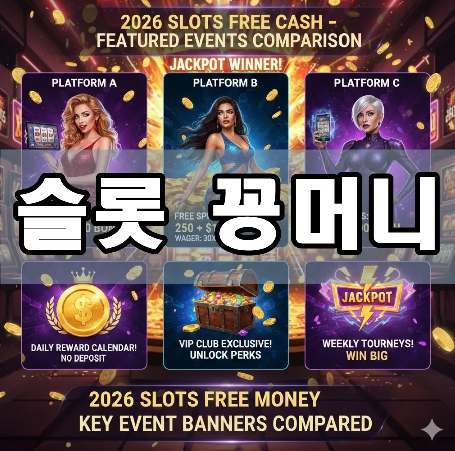 슬롯 꽁머니 표지