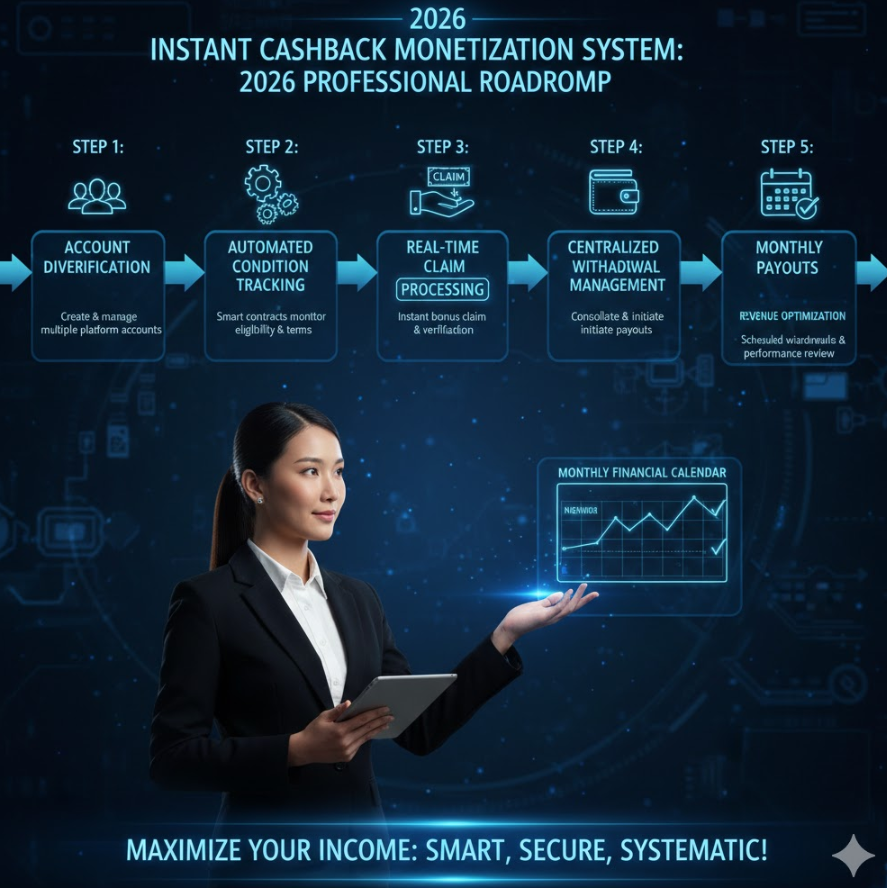수익화 시스템 다이어그램 – 계정 분산부터 조건 자동 관리, 월별 캘린더까지 전체 흐름을 시각적으로 정리한 전문 로드맵 이미지 수익화 시스템 다이어그램 – 계정 분산부터 조건 자동 관리, 월별 캘린더까지 전체 흐름을 시각적으로 정리한 전문 로드맵 이미지