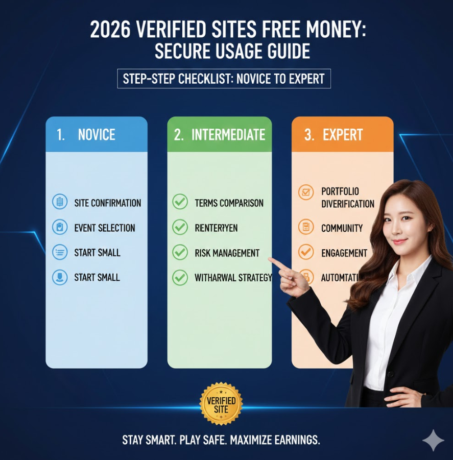 안전 이용 가이드 인포그래픽 – 초보자부터 고수까지 단계별 체크리스트