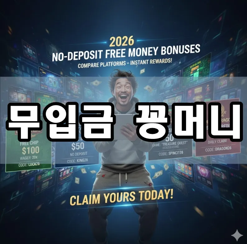 무입금 꽁머니 표지