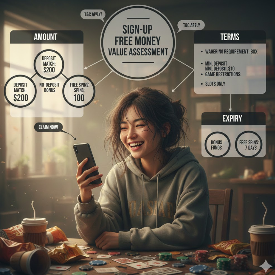 가치 평가 인포그래픽 – 금액, 조건, 소멸 기한을 종합적으로 비교하는 전문적인 다이어그램