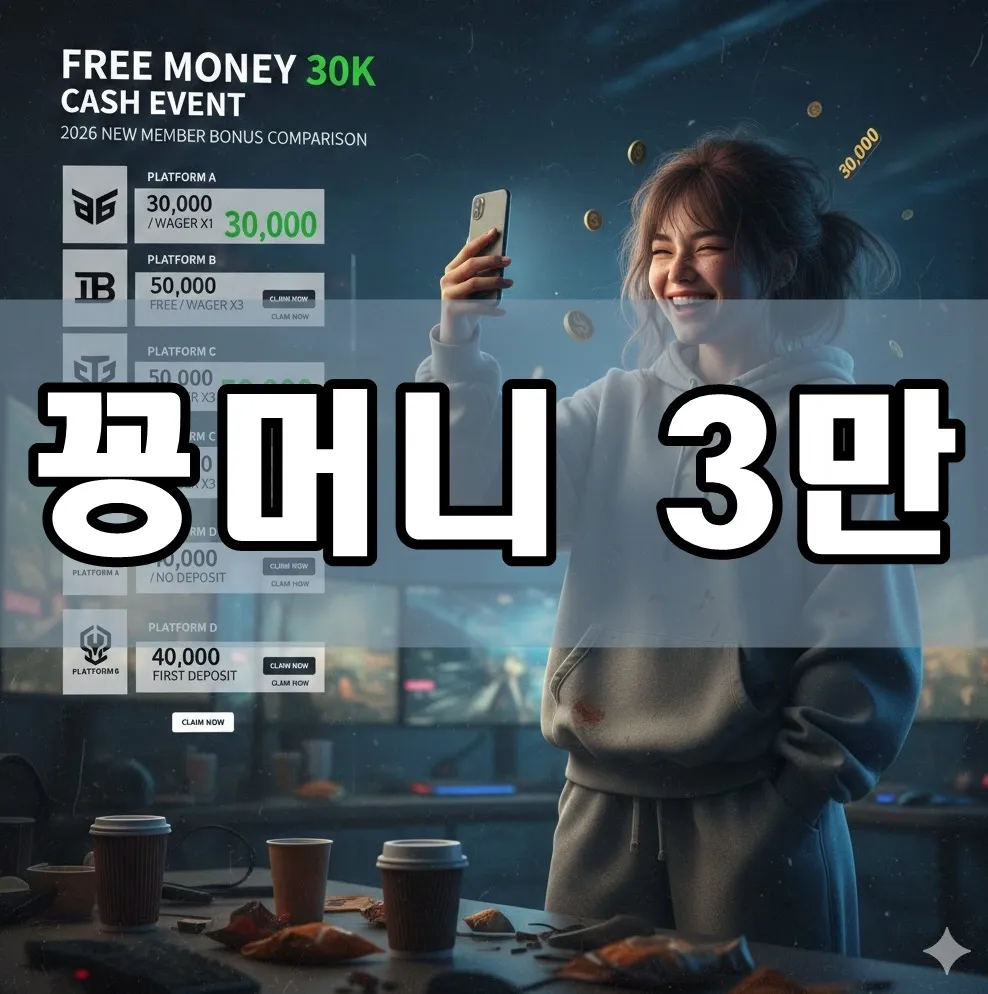 꽁머니 3만 표지
