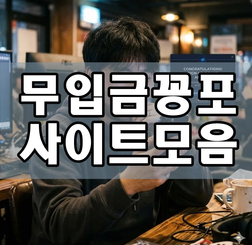 무입금 꽁포사이트 모음 표지