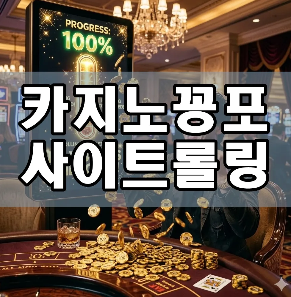 카지노 꽁포사이트 롤링 표지