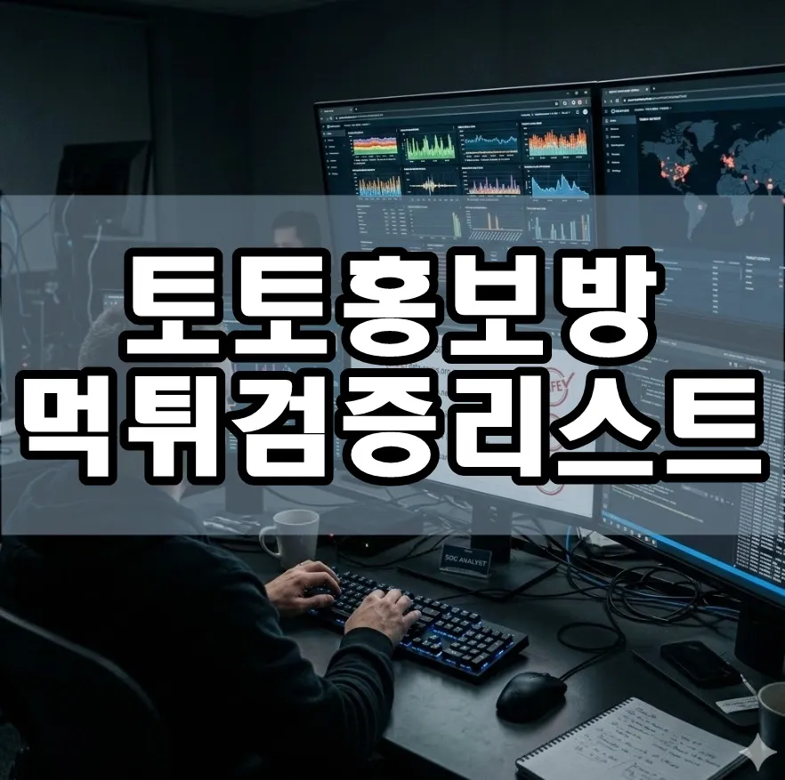 토토홍보방 먹튀검증 리스트 표지